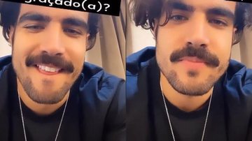 Caio Castro faz 'Quiz de Casal' sozinho - Instagram
