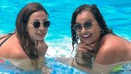 Solange Couto e Valesca Popozuda se unem na piscina e mostram bumbum - Reprodução/Instagram