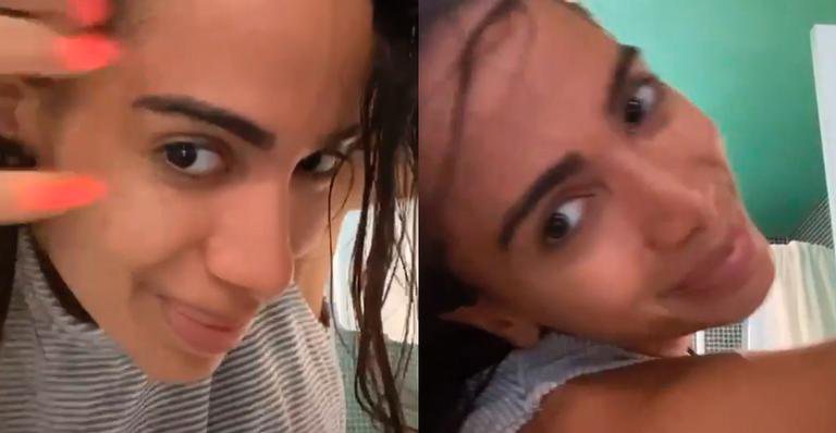 Anitta faz vídeo mostrando raiz do cabelo e acaba com rumores - Reprodução/Instagram