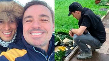 Suposto namorado de Gugu Liberato visita túmulo do apresentador - Reprodução/Instagram