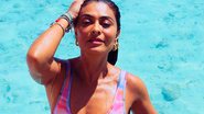 Nas Maldivas, Juliana Paes causa ao sair da água de biquíni e mostra corpão - Reprodução/Instagram