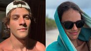 Na praia, Chay Suede registra momento espontâneo de Laura Neiva e a filha, Maria - Instagram