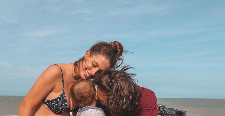 Gabi Brandt exibe barrigão de sete meses - Instagram