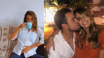À espera de gêmeas, esposa de Joaquim Lopes é paparicada pelo ator - Instagram