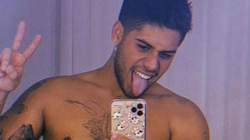 Zé Felipe dispensa camiseta, ostenta físico chapado e exibe tatuagem nova - Reprodução/Instagram