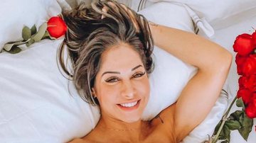 Mayra Cardi posa completamente nua na cama e detalhe deixa fãs curiosos - Arquivo Pessoal