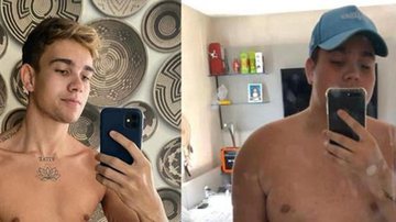 Filho de Solange Almeida mostra antes e depois após perder 75 kg: "Se cuide, se ame" - Reprodução/Instagram