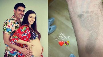 Nasce Alice, filha de Marcelo Adnet e Patrícia Cardoso - Reprodução/Instagram