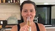 Maraisa bebe garrafa de cerveja em 9 segundos e lança desafio: "Duvido fazer igual" - Reprodução/Twitter
