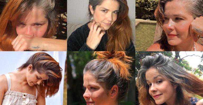 Samara Felippo assume cabelos grisalhos durante quarentena - Instagram