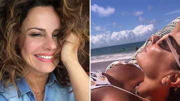 De biquíni, Viviane Araújo exibe corpão bronzeado em clique antigo - Instagram