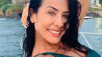 Scheila Carvalho ostenta corpão sarado durante passeio de barco e sorriso contagia fãs: ''Perfeição'' - Arquivo Pessoal