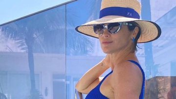Flávia Alessandra ostenta bumbum em biquíni mínimo e dá surra de beleza: ''Monumento'' - Arquivo Pessoal
