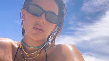 Giulia Costa exibe corpão em dia de praia - Instagram