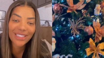 Ludmilla se choca com a árvore de Natal montada pela mãe - Reprodução/ Instagram