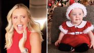 Ana Paula Siebert divulga ensaio natalino de Vicky e encanta web - Instagram