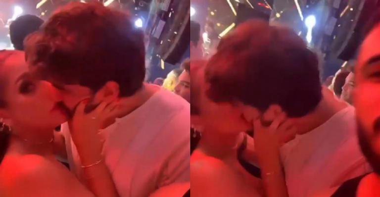 O ex-BBB foi flagrado em momento quente durante o show da ex, Gabi Martins; confira! - Reprodução/Instagram