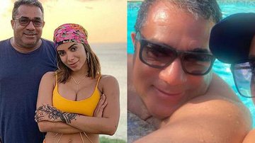 Pai de Anitta surge em clique quente com a nova namorada durante dia de piscina - Reprodução/ Instagram