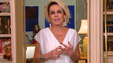 Ao vivo, Ana Maria Braga desmente boatos de aposentadoria: "Vê se eu levo cara disso" - Reprodução/TV Globo
