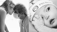 Carol Dias publica cliques emocionantes e inéditos do parto de Esther, sua filha com Kaká - Reprodução/Instagram