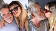 José de Abreu troca beijo apaixonado com a namorada - Instagram