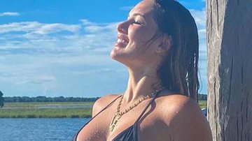 Grávida de Zé Felipe, Virgínia Fonseca exibe barriga saltada em clique de biquíni - Reprodução/Instagram