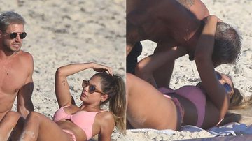 Mari Gonzalez e Jonas Sulzbach são flagrados namorando na praia - AgNews