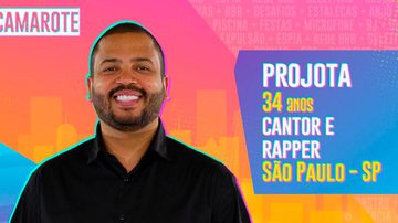 BBB21: Grande nome do rap, Projota já se apresentou no reality - Divulgação/Globo