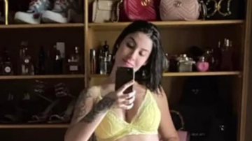 Ex-BBB Bianca Andrade posa de lingerie e mostra pela primeira vez barriguinha de grávida - Reprodução/Instagram