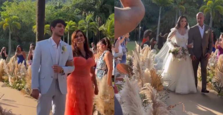 Jade Seba e Bruno Guedes se casam no Rio de Janeiro - Instagram