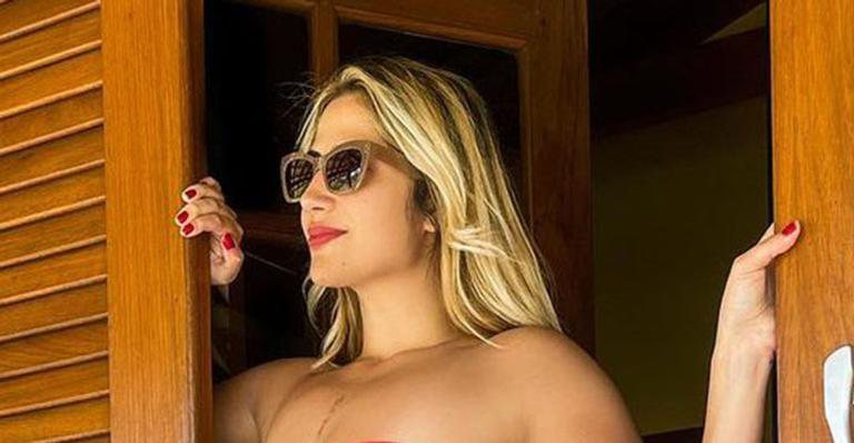 Filha de Leonardo, Jessica Beatriz posa de biquíni após secar vários quilos - Reprodução/Instagram