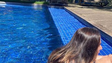 Filha de Tatá Werneck rouba a cena ao surgir sorridente curtindo dia de piscina - Instagram