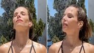Sensualizou! Ana Furtado tomar banho de mangueira para espantar calor do Rio - Instagram
