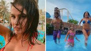 Aos 41 anos, Deborah Secco exibe corpão em viagem paradisíaca com Hugo Moura e Maria Flor - Instagram