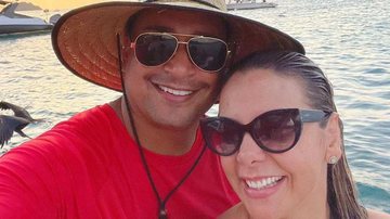Carla Perez e Xanddy trocam beijão de cinema durante férias juntos - Arquivo Pessoal