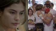 A jovem nem imagina que o lutador está namorando com sua irmã; confira o que vai rolar! - Reprodução/TV Globo