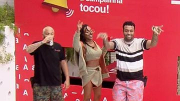 BBB21: Karol Conká, Projota e Nego Di zombam durante festa - Reprodução/TV Globo