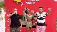 BBB21: Karol Conká, Projota e Nego Di zombam durante festa - Reprodução/TV Globo