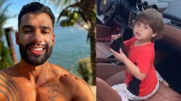 Gusttavo Lima flagra filho sozinho em carro de R$ 1,3 milhão - Reprodução/Instagram