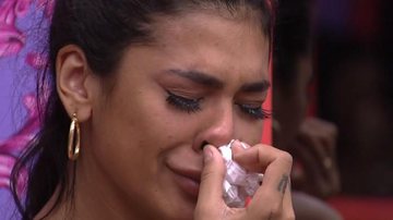 BBB21: Após ser vetada da Prova do Líder, Pocah chora muito e desabafa - Reprodução/TV Globo