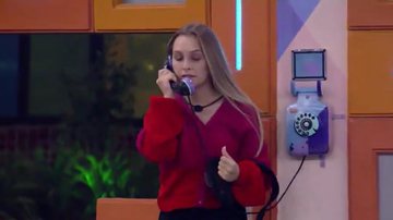 BBB21: Carla Diaz atende 'Big Fone' e indica Lumena, Fiuk e Rodolffo ao paredão - Reprodução/TV Globo