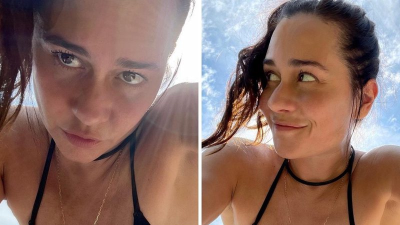 Aos 50 anos, Alessandra Negrini posa de biquíni finíssimo e exibe corpo de mocinha em ida à praia: "Maravilhosa" - Reprodução/Instagram