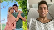 Amaury Nunes passa por cirurgia e agradece apoio de Karina Bacchi - Instagram