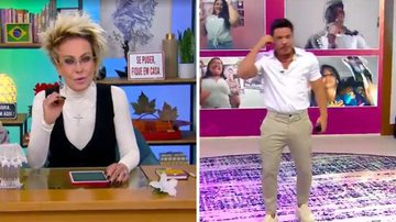 Ana Maria Braga se irrita durante apresentação de Wesley Safadão e solta palavrão: "Cadê o som, car..." - Reprodução/TV Globo