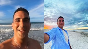 No Limite: Em clima de gratidão, André Marques toma banho de mar e agradece apoio dos seguidores: "Alma lavada" - Reprodução/Instagram