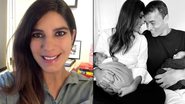 Andréia Sadi morre de amores ao registrar maridão com os filhos gêmeos nos braços: "Meu coração numa foto" - Reprodução/Instagram