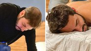 Ex-BBB Caio Afiune surge fazendo massagem em Rodolffo que aparece sem camisa: "Perdeu no par ou ímpar" - Reprodução/Instagram