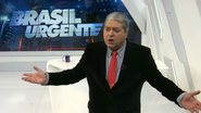 Climão! Datena se irrita ao vivo durante o Brasil Urgente, dá piti e acusa produção: "Vocês querem me ferrar?" - Reprodução/Band