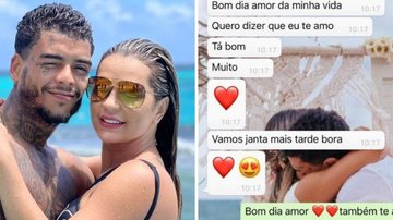 De luto, viúva de MC Kevin expõe troca de mensagens íntimas com o funkeiro: "Amor da minha vida" - Reprodução/TV Globo