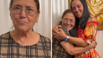 Graciele Lacerda cobre a mãe de Zezé di Camargo de presentes e ela se emociona: "Não tem coisa melhor" - Reprodução/Instagram